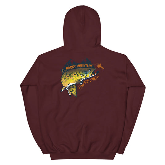 Rocky Mountain Fly Shop - Rocky Mountain & Logo Unisex Hoodie