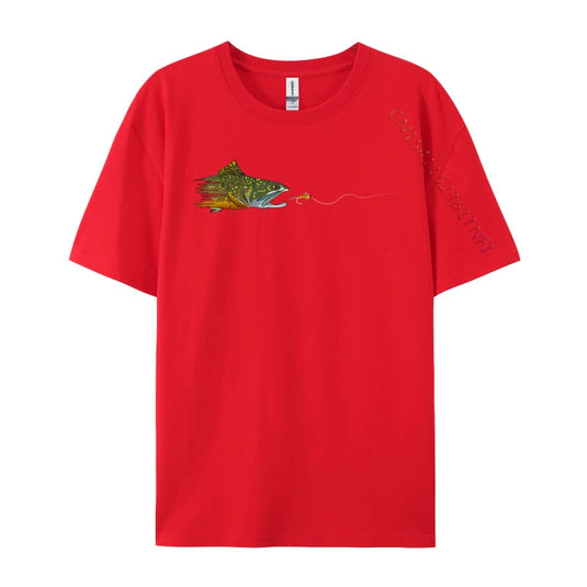 Brook Trout Fly Eat T-shirts