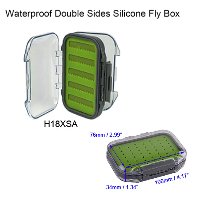 Load image into Gallery viewer, Silicone Waterproof Double sided Fly Box
