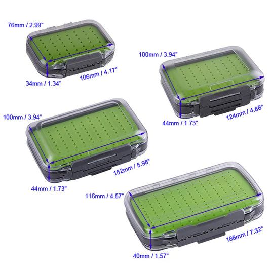 Silicone Waterproof Double sided Fly Box