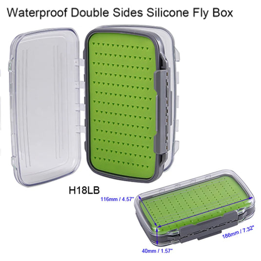 Silicone Waterproof Double sided Fly Box