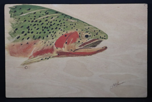 Trout tracks Art - #19 - First Cuttie