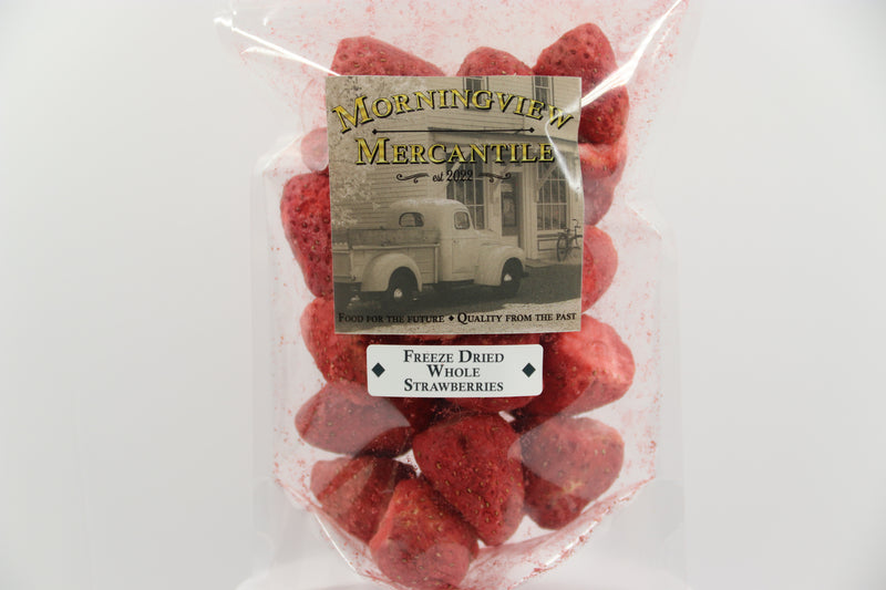 Load image into Gallery viewer, Morningview Mercantile - Whole Freeze Dried Strawberries
