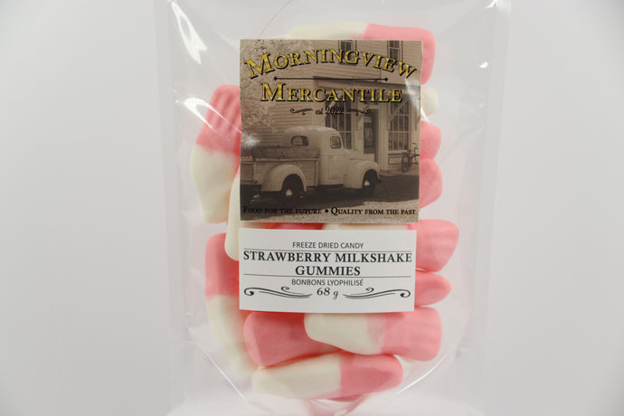Morningview Mecantile - Freeze Dried Strawberry Milkshake Gummies