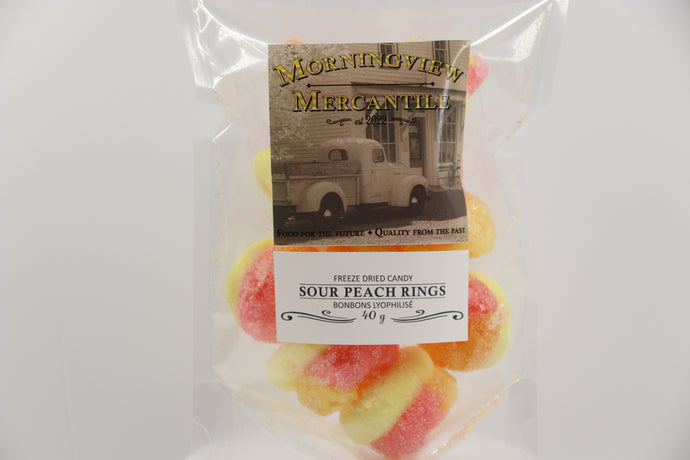 Morningview Mercantile - Freeze Dried Sour Peach Rings