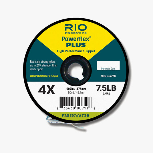 RIO POWERFLEX PLUS 50YD TIPPET 7x