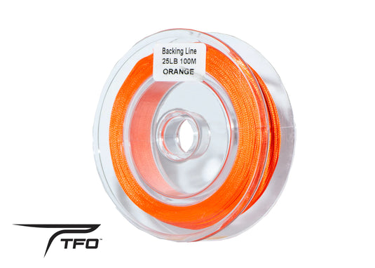 TFO Backing 100 Meters, 25 lb test, White