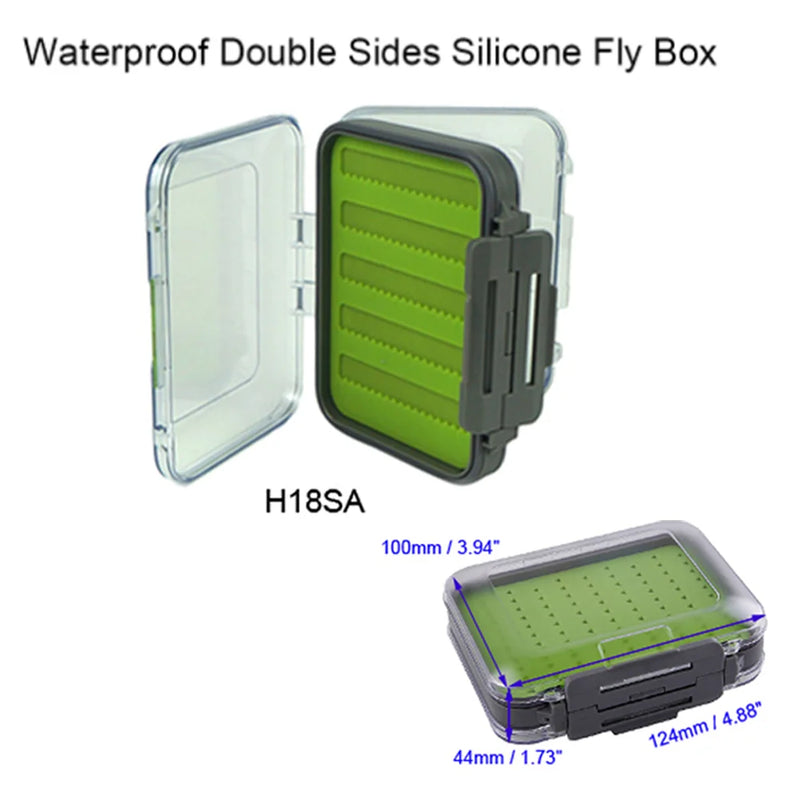 Load image into Gallery viewer, Silicone Waterproof Double sided Fly Box
