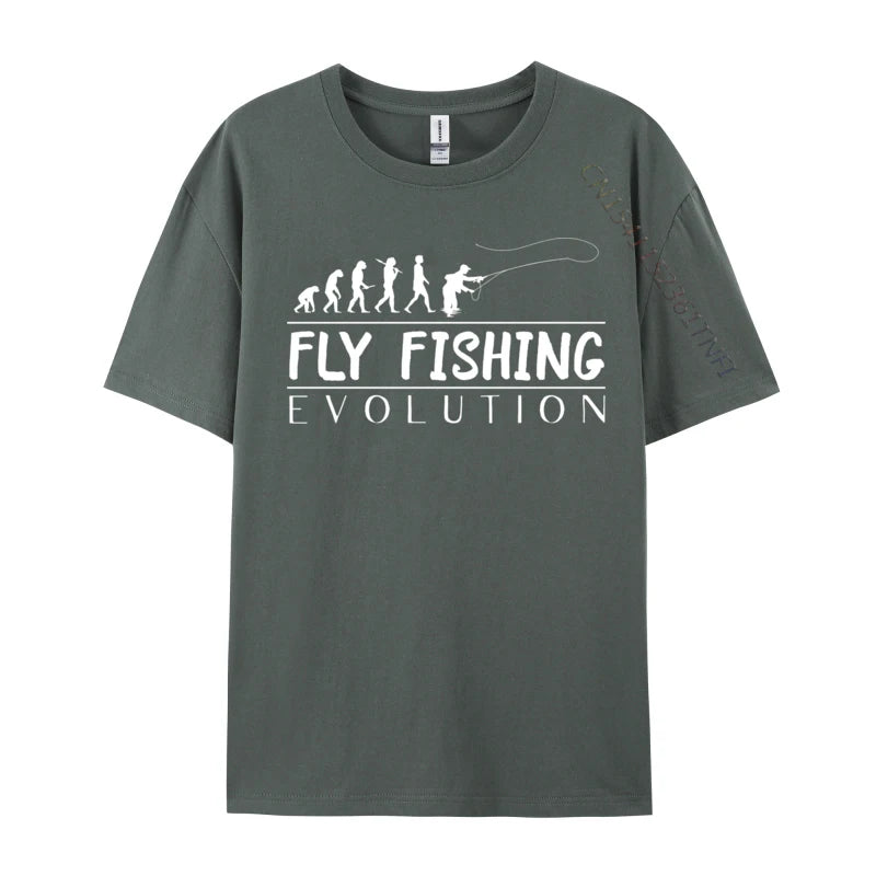 Load image into Gallery viewer, Fly Fishing Evolution T-Shirt
