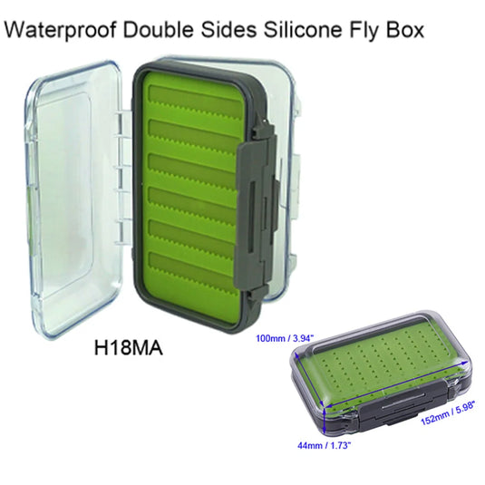 Silicone Waterproof Double sided Fly Box