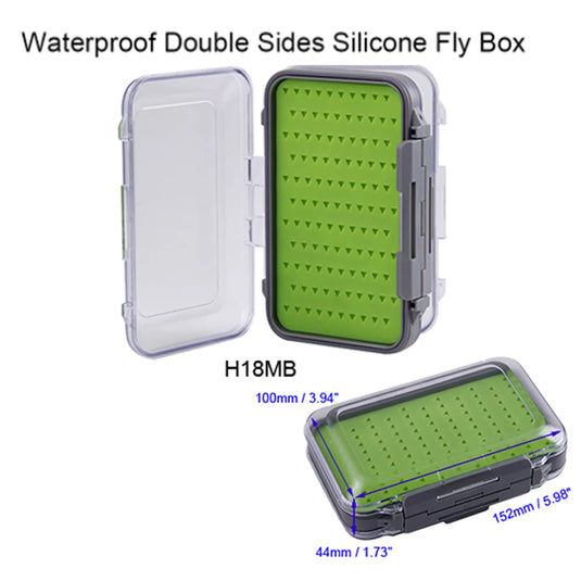 Silicone Waterproof Double sided Fly Box