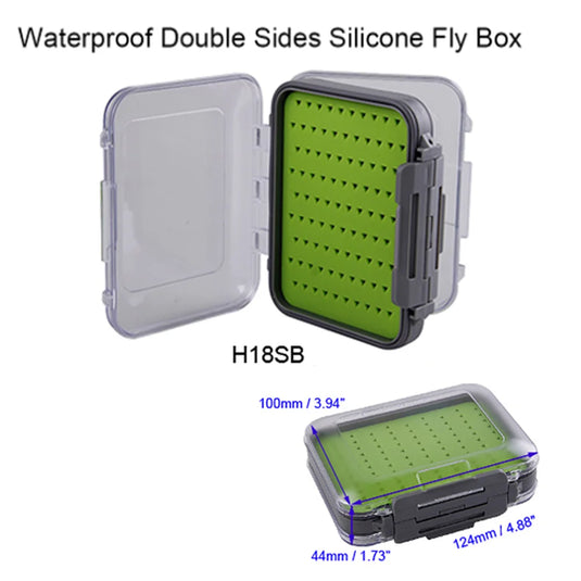 Silicone Waterproof Double sided Fly Box