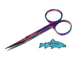 Load image into Gallery viewer, Anadromous - Hair Scissors - 5 inch - Titanium Rainbow
