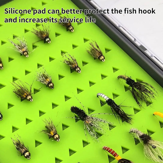 Silicone Waterproof Double sided Fly Box