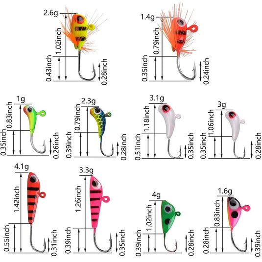 Ice Fishing Jig Head Kits