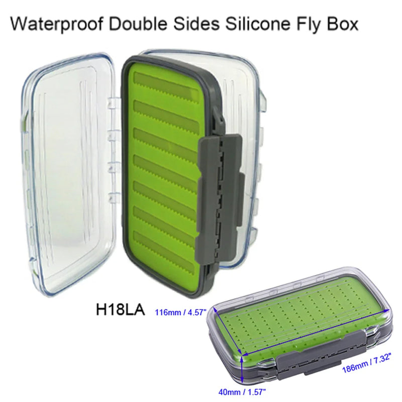 Load image into Gallery viewer, Silicone Waterproof Double sided Fly Box
