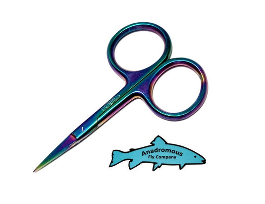 Anadromous - General Purpose Scissors 3.5" titanium - Oil Slick