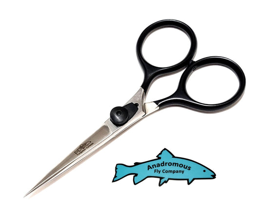 Anadromous - Razor Scissors 4" - Black/Silver