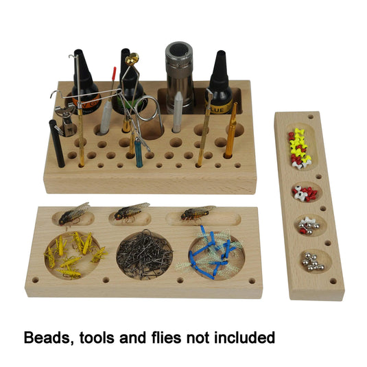 Wood Fly Tying Tool Caddy's