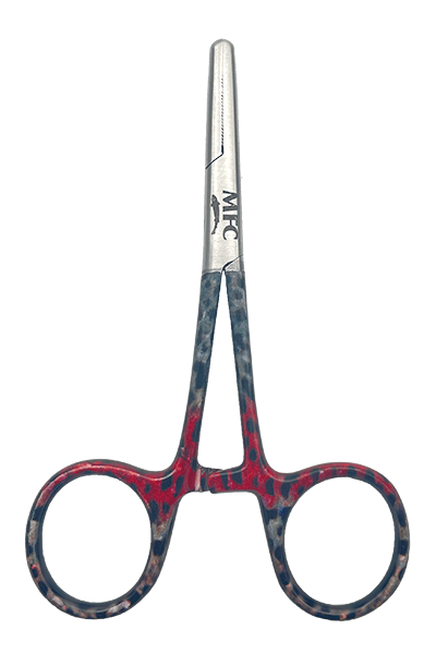 Load image into Gallery viewer, MFC - 5&quot; Straight Tip River Camo Forceps
