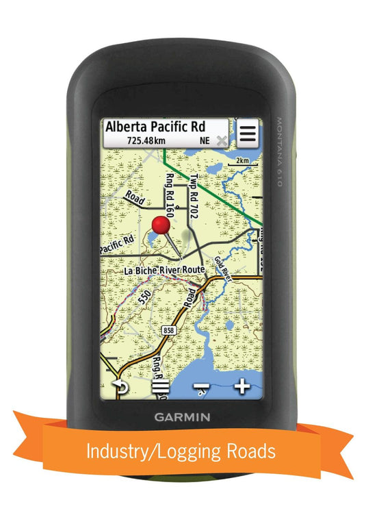 BACKROAD MAPBOOKS - BRITISH COLUMBIA & ALBERTA - V2021 GPS MAPS