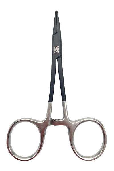 Load image into Gallery viewer, MFC - 5&quot; Straight Tip River Camo Forceps
