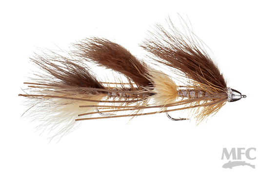 Galloup's Articulated Peanut Envy - Brown/Tan - Hook Size