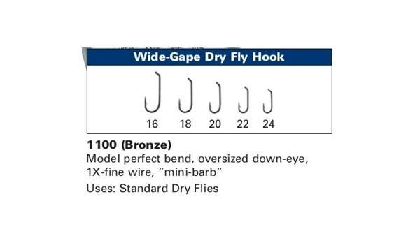 DAIICHI 1100 - Wide Gape Dry Fly Hook