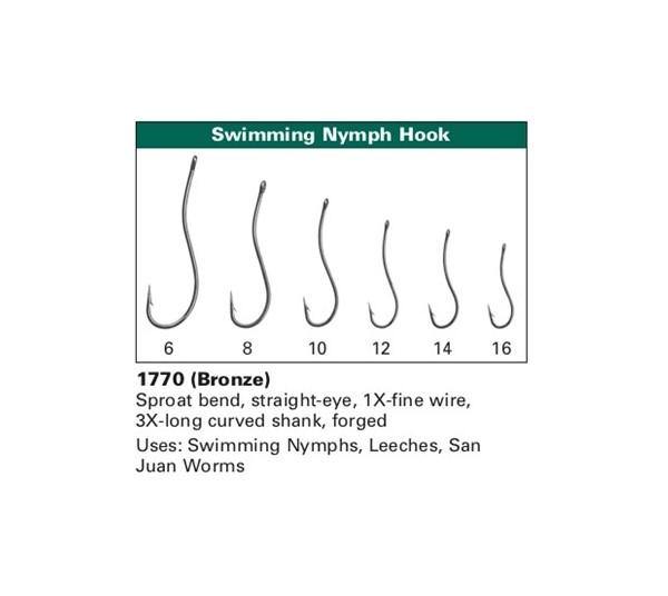Load image into Gallery viewer, DAIICHI 1770 - Swimming Nymph Hook - Rocky Mountain Fly Shop
