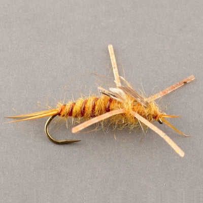 Beadhead Stonefly Rubber Leg -GOLD - Hook Size #6