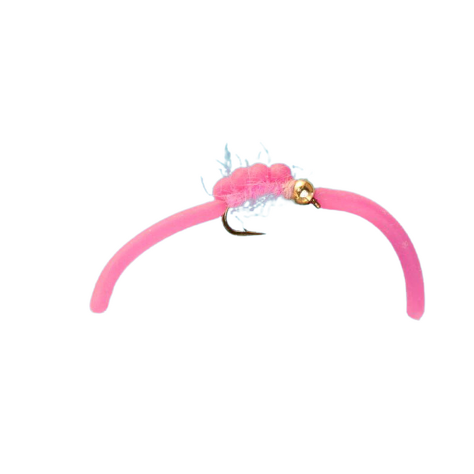 Squirmy Worm - PINK - Hook Size # 14