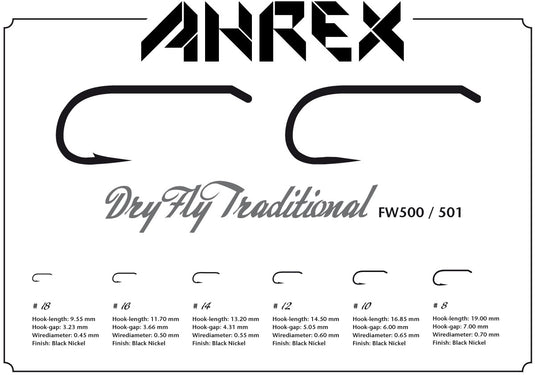 Ahrex - FW500 – DRY FLY TRADITIONAL