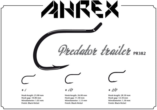 Ahrex - PR382 / PREDATOR TRAILER HOOK, BARBED