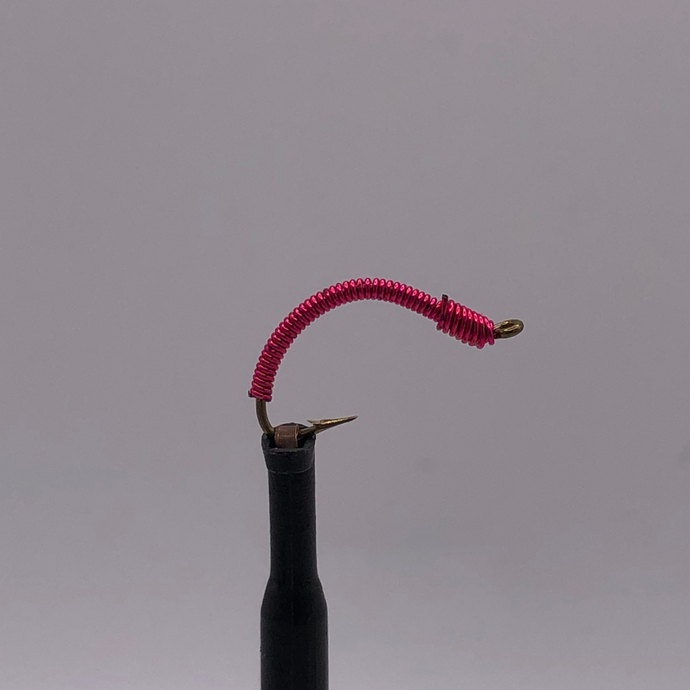 Wire Worm - PINK - Hook Size #12