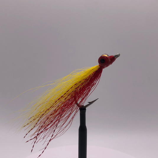 Clouser Minnow - YELLOW/RED - Hook Size #4