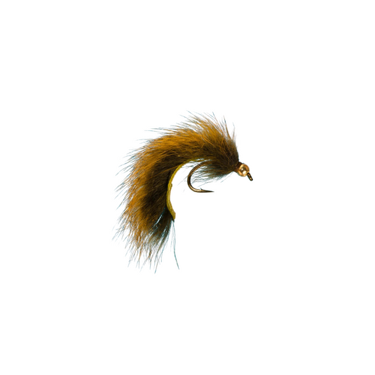 Pine Squirrel Leech - OLIVE - Hook Size #8