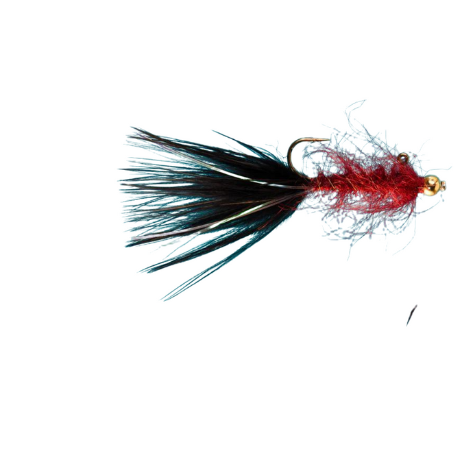 Balanced Leech - BURGUNDY/BLACK - Hook Size #8