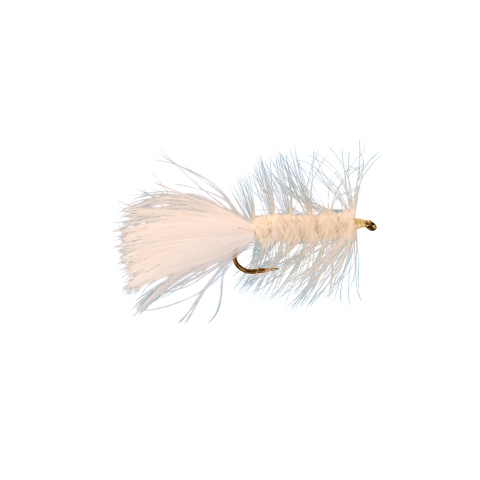 Wooly Bugger - WHITE - Hook Size #6