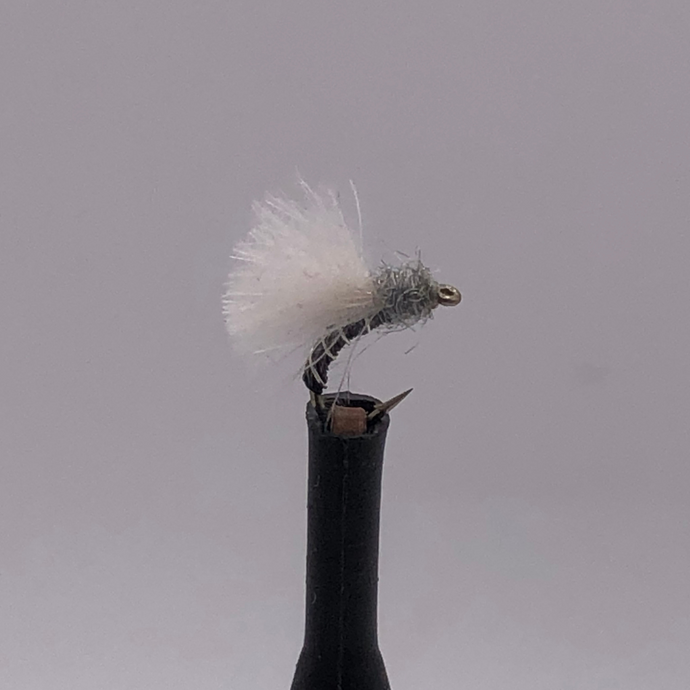 Top Secret Midge - BLACK/GRAY - Hook Size #16