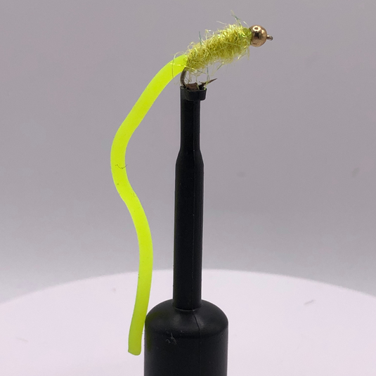 Squirmy Worm - YELLOW - Hook Size
