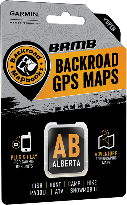 BACKROAD MAPBOOKS - ALBERTA - V2021 GPS MAPS