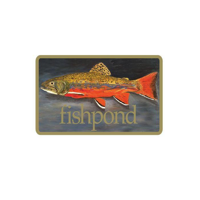 Fishpond - Brookie Sticker - Rocky Mountain Fly Shop