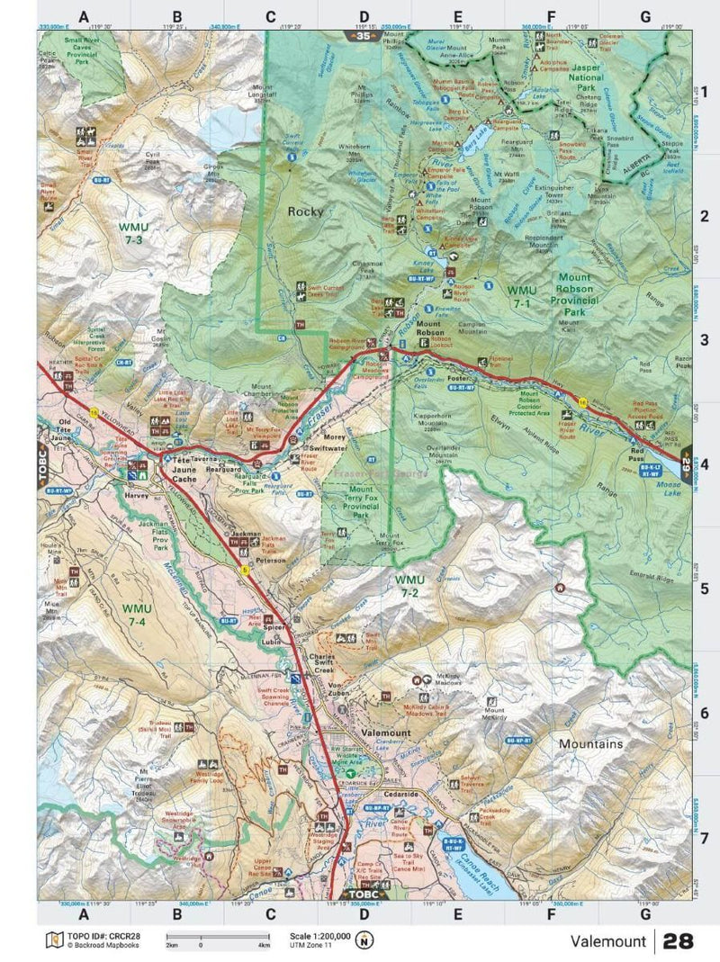 Load image into Gallery viewer, BACKROAD MAPBOOKS - CANADIAN ROCKIES - 4TH EDITION
