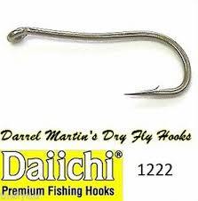 DAIICHI 1222 - D.M. Low Viz Sliver Dry Fly Hook - Rocky Mountain Fly Shop
