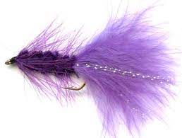 Krystal Bugger - purple - Hook Size