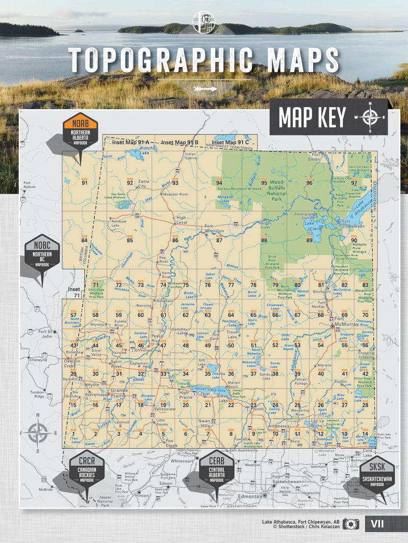 Load image into Gallery viewer, BACKROAD MAPBOOKS - NORTHERN ALBERTA - 4TH EDITION
