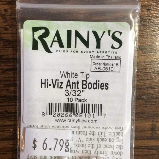 Rainy’s hi-viz Ant bodies - Rocky Mountain Fly Shop