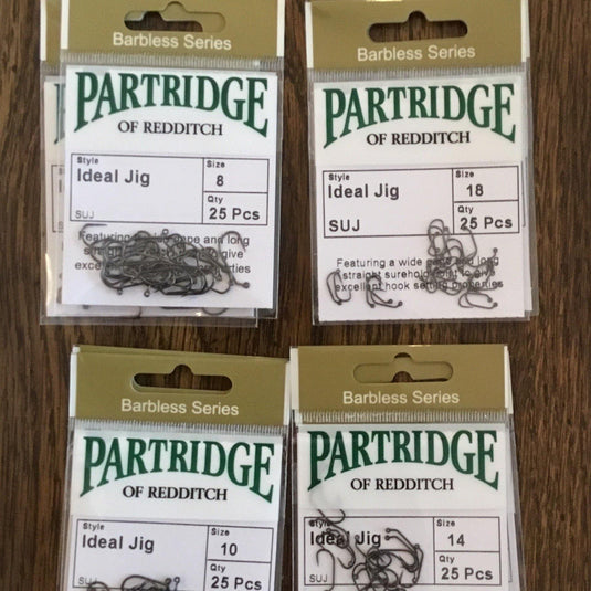 Partidge Dry Fly Hooks #18. 106 Hooks