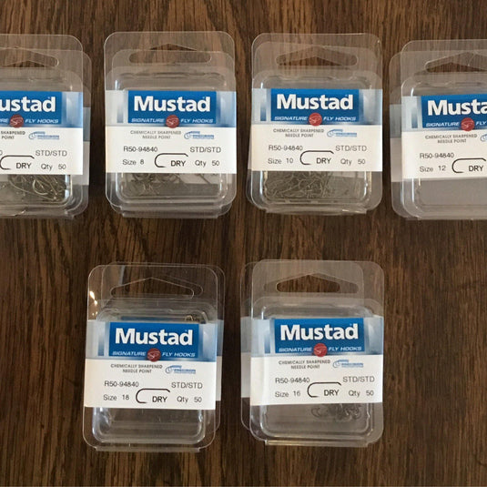 Mustad Signature Dry Fly Hooks R50-94840 STD/STD