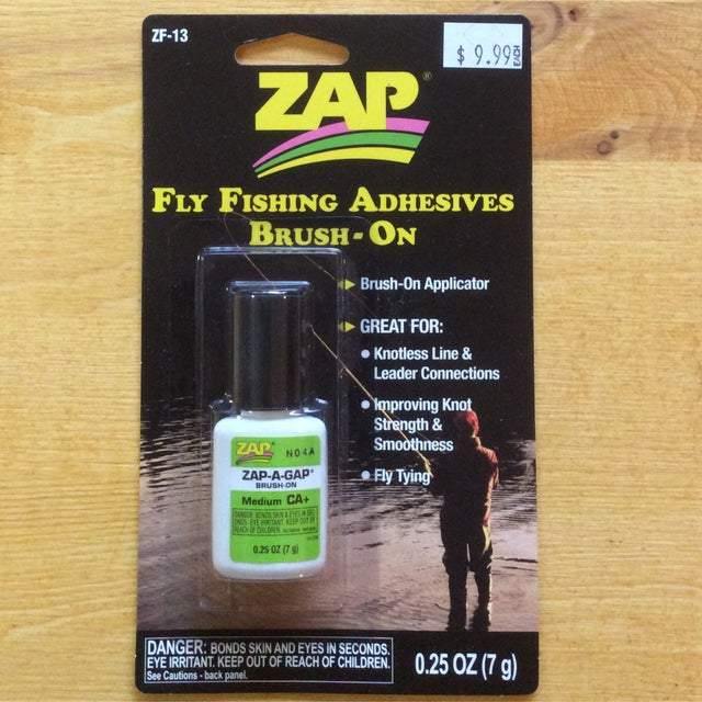 Load image into Gallery viewer, Zap Fly Fishing Adhesives Brush-on - Rocky Mountain Fly Shop
